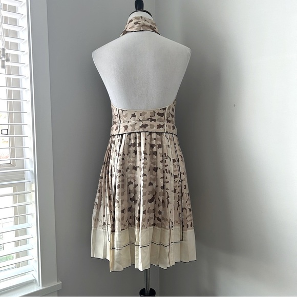 Marc Jacob Silk Pleated Backless Dress - Picture 2 of 16